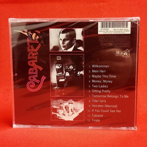 Cabaret Original Soundtrack Recording Audio CD 1996 New Sealed - Picture 2 of 12